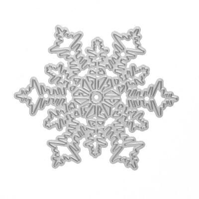 

Three-pointed Snowflake Cutting Dies Stencils Scrapbook Embossing DIY Craft