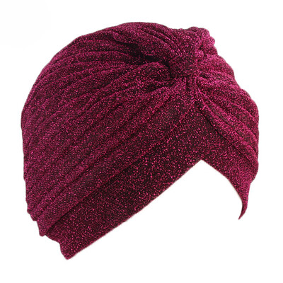 

Muslim Turban Hair Loss Head Scarf Bowknot Hat Cancer Chemo Hijab Cap Head Wrap