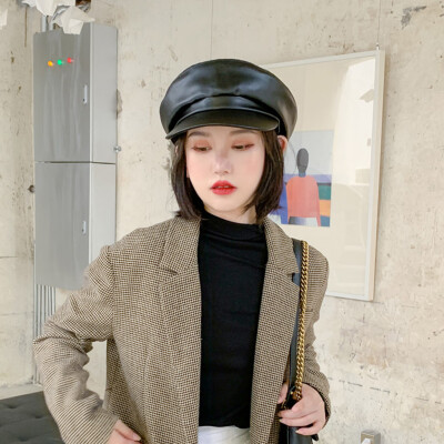 

Tailored Womens Hat Autumn Winter Warm Fashion Tongue Hat Solid Color Hat