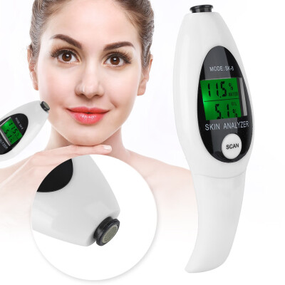 

Greensen 2 Colors Digital LCD Display Precision Skin Sensor Tester Facial Moisture Water Oil AnalyzerSkin Tester Moisture Meter