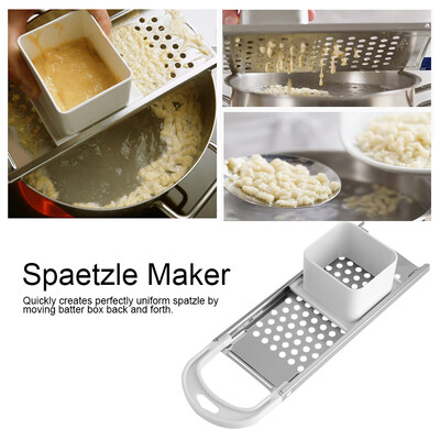 

Kitchen Pasta MakerKitchen Stainless Steel Blade Spaetzle Noodle Dumpling Maker Pasta Cooking ToolSpaetzle Maker