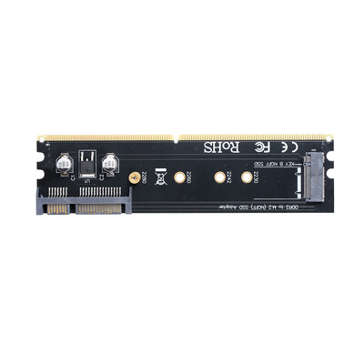 

DDR to M2 Hard Disk Adapter Card SATA to M2 NGFF B-key 2230224222602280 SSD Adapter DDR4 Memory Slot SSD Expansion Card