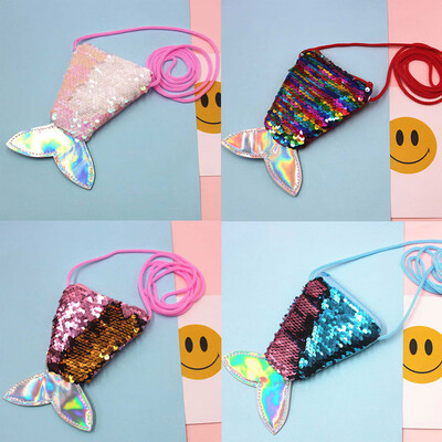 

〖Follure〗4pc Women Girls Fashion Double Color Shiny Sequins Storage Bag Purse Coin Pouch