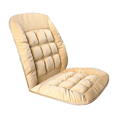 

4 Seasons Universal Car Cushion Plush Seat Pad Keeping Warm Anti-slip Breathable Comfortable Lattice Style