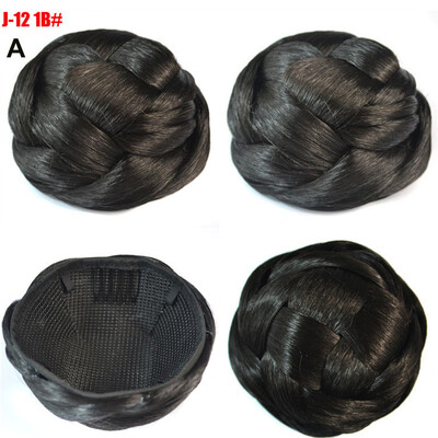 

Gobestart Pretty Woman Girl Ponytail Holder Hairpiece Wig Hair Ring Bun