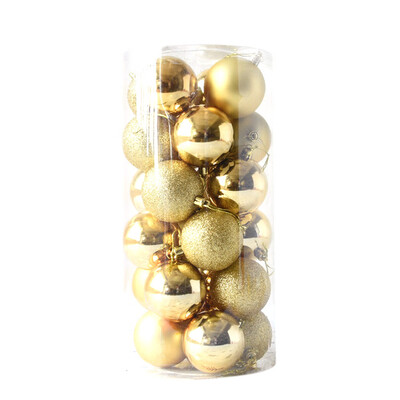 

〖Follure〗24pcs Shiny&Polshed Glossy Christmas Tree Ball Ornaments Decorations 31