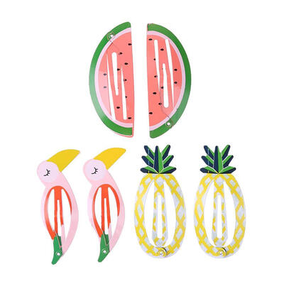 

6pcsSet Kids Girls Party Gifts Cartoon Cute Hair Clip Hairpin Styling Tool