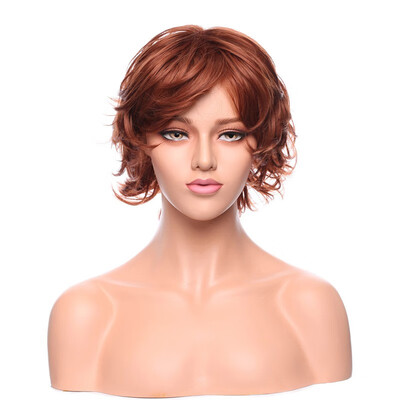 

Long Curly Synthetic Wig with Bangs Hair Wigs Heat Resistant Full Wig Full Head for Women