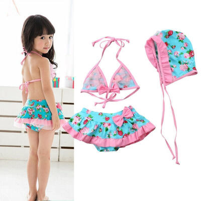 

Summer Kids Baby Girl Tutu Skirt Bikini Swimsuit Bathing Suit Beachwear Swimwear