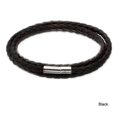 

Leather Bracelet Men Women Multilayer Woven Bracelet Leather Cord Rope Twist Bangle Jewelry Fabulous