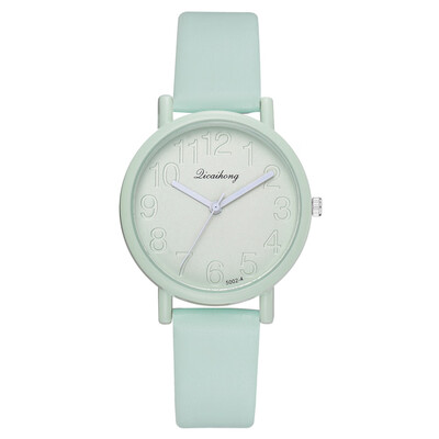 

Fashion casual ladies watch Korean fashion belt womens watch trend personality PU quartz watch