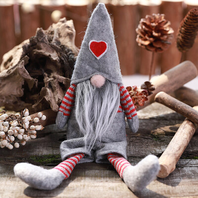 

Siaonvr Christmas Decoration Tied Beard Hanging Legs No Face Doll Scene HomeAQ