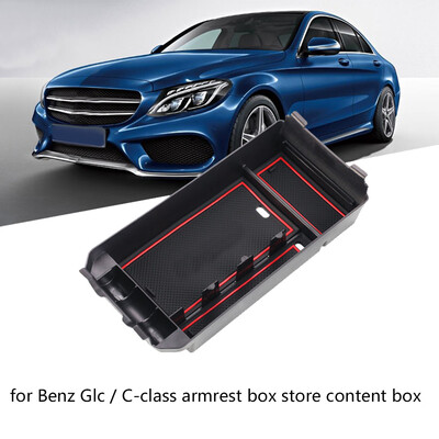 

Replacement For Mercedes Benz GLC200C200 Center Console Sundries Storage Armrest Box Organizer Insert Tray