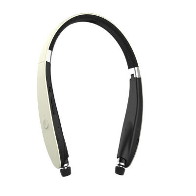 

SX-991 Sports Bluetooth Headphones With Mic Retractable Foldable Neckband Wireless Headset Anti-lost In Ear Earphones