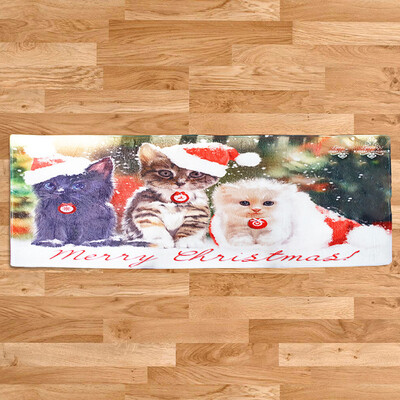 

〖Follure〗Christmas Floor Entrance Door Bathroom Mat Indoor Bathtub Carpet Doormats Decor