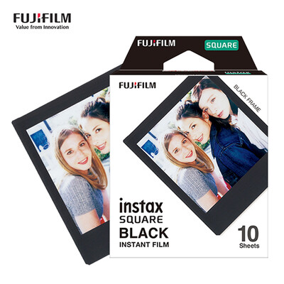 

Fujifilm Instax Square Film 10 Sheets Instant Film Photo Paper Black Frame for Fujifilm instax SQUARE SQ20 SQ10 SQ6 Camera&SHA