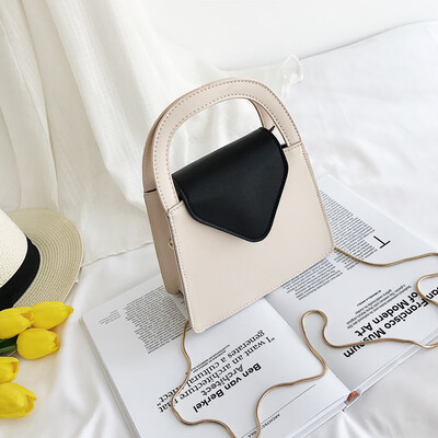 

Tailored Womens Fashion Rivet Pure-Colour Cover Retro Shoulder Bag Flap Bag