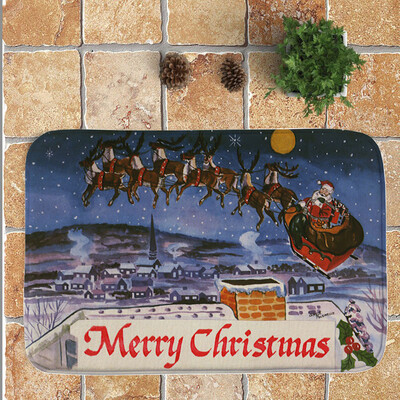 

〖Follure〗Merry Christmas Welcome Doormats Indoor Home Carpets Decor 40x60CM
