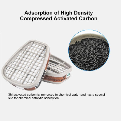 

3M 6502 Organic Vapor Safety Respirator Mask & 6001 Filters Respiratory Protection Gas Masks Paint Chemical Formaldehyde Anti Viru
