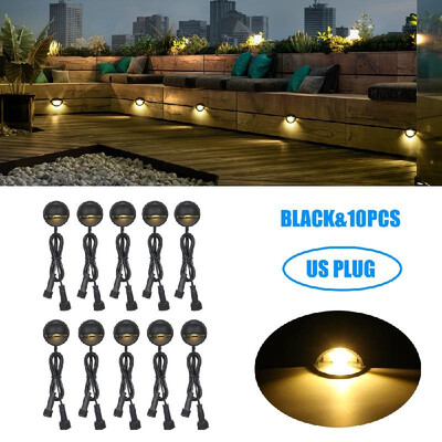 

LEDs Step Light Landscape Yard Lamp Warm White Waterproof IP65 Stair Light for Outdoor Indoor