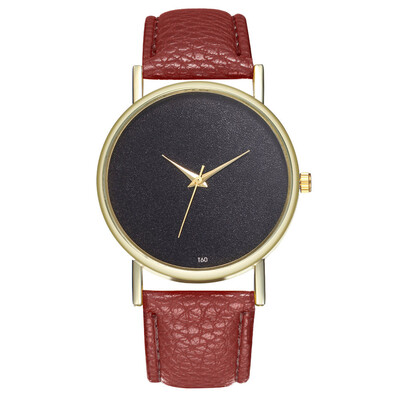 

Hot New Fashion Watches Women Men Lovers Watch Leather Quartz Wristwatch Female Male Clocks Relogio Feminino DropShipping &Ff