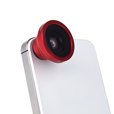 

180 Degree Fisheye Macro Lens Magnetic Mount for iPhone 5S 5 Galaxy S4 S3 Note 3 HTC 2 in 1 Silver