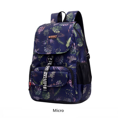 

Tailored Large Capacity Solid Color Waterproof Nylon Casual Backpack School Bag