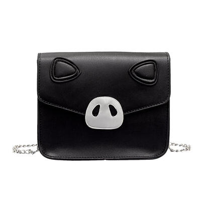 

Pig Shaped Girls Shoulder Handbags Women Chain Small Square Crossbody Bags