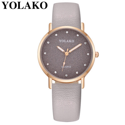 

YOLAKO Women Quartz watch Famous Luxury Female Clock Ladies Wristwatches Quartz-watch Montre Femme Relogio Feminino Hot Sale 533