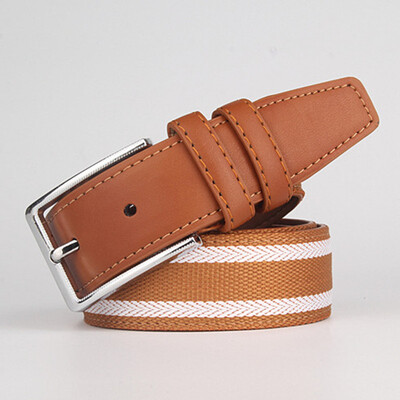 

new Young canvas belts mens casual belts mens new fashion belt stripes designer men high quality belts for women