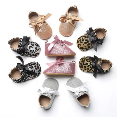 

Infant Toddler Glitter Soft Shoes Baby Boy Girl Shoes Pre-walker 0 to 18 Months