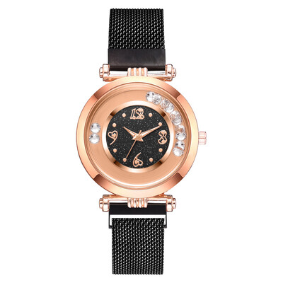 

Quartz watch with ladies watch 2019 new quicksand roller ladies watch