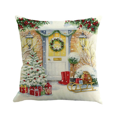 

Tailored Christmas Pillow Cover Pillowcases Decorative Sofa Cushion Cover 45x45cm