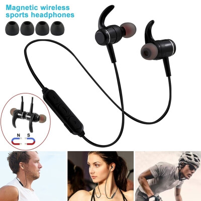 

2019NEW Wireless Bluetooth Sports Headphones Metal Magnetic Stereo Waterproof In-Ear Earbuds