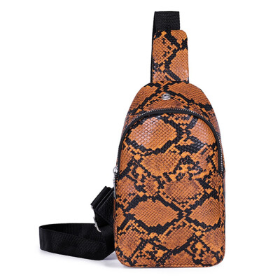 

Tailored Fashion Women Outdoor Serpentine Zipper Messenger Bag Sports Chest Bag Waist Bag
