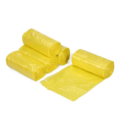 

100pcs Plastic Bag Trash Bags Waste Bin Bags 5 Rolls Garbage Bags 18"20"