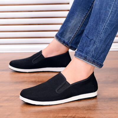 

Men Shoes Flats Cloth Casual Walking Anti-Slip Breathable Comfortable Loafers