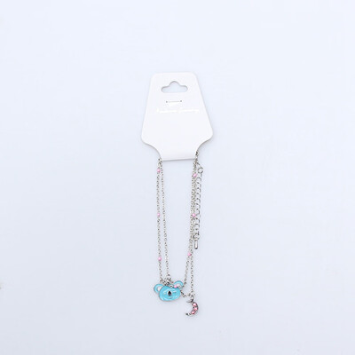 

yuhiugre BTS Bracelet Cute BTS Bangle Cartoon Double Stranded Bracelet Delicate Womens Charm Bracelets