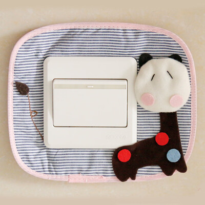 

〖Follure〗Cute Style Cartoon Switch Cover Protection Switch Handmade Fabric Home Decor