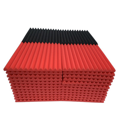 

Gobestart 48Pcs Acoustic Foam Panel Sound Stop Absorption Sponge Studio KTV Soundproof