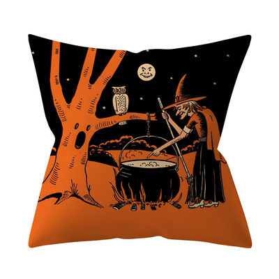 

〖Follure〗Halloween Pumpkin Throw Pillow Cover Pillowcases Decorative Sofa Cushion Cover