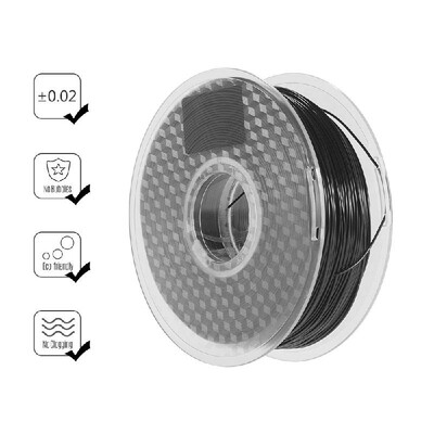 

175mm PETG Filament Light Penetration 3D Printer Filament 1kg22lbs Spool Dimensional Accuracy - 002 mm for 3D Advertising Wo