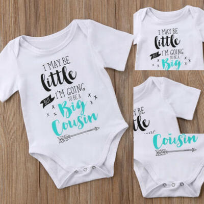 

Newborn Toddler Baby Boys Girls White Tops Romper Jumpsuit Clothes Outfits 0-18M