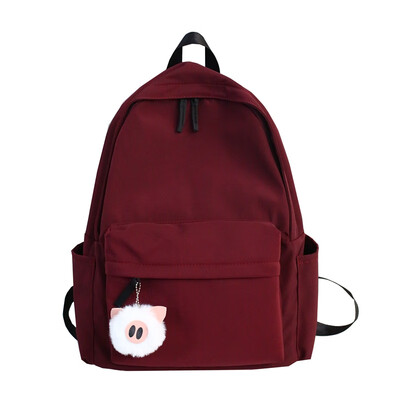 

Yusufeng Girl Heart Lolita schoolbag Korean version Baitao Campus shoulder bag Pendant High school students Backpack