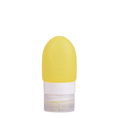 

Refillable Travel Bottles Silicone Squeezable Tube Sets Cosmetic Toiletry Containers for Shampoo Lotion Soap White  37ml