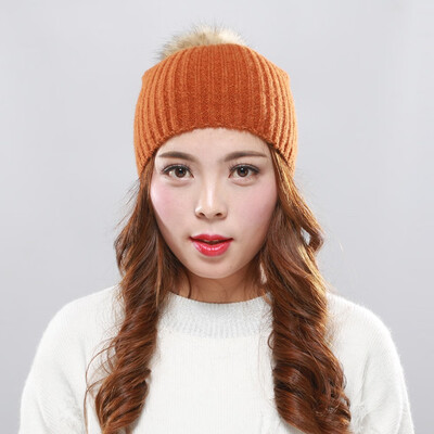 

Tailored Women Warm Crochet Winter Wool Knit Ski Beanie Skull Caps Hat Hairy Bulb