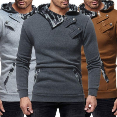 

Men´s Winter Hoodies Slim Fit Hooded Sweatshirt Outwear Sweater Warm Coat Jacket Hot