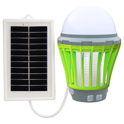 

Gobestart UV Solar LED Electric Fly Insect Bug Pest Mosquito Trap Zapper Killer Night Lamp