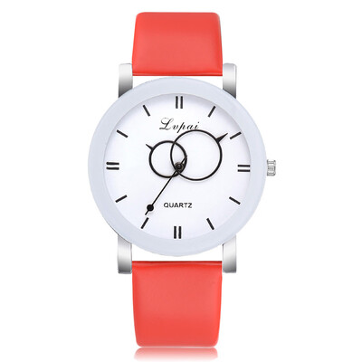 

Top Brand Women Watches Casual Dial Ladies Business Quartz Wristwatch Temperament Leather Strap Clock Dress Reloj Mujer