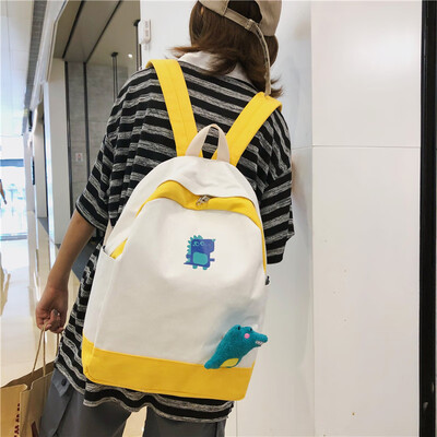 

Insfeng schoolbag female Korean version high school canvas university student young Qingxin junior high school girl Japanese Shoul